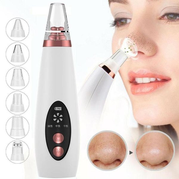 USB Blackhead Black Dot Remover Face Pore Vacuum Cura della pelle Acne Pore Cleaner Brufolo Rimozione Vacuum Aspirazione Strumenti facciali