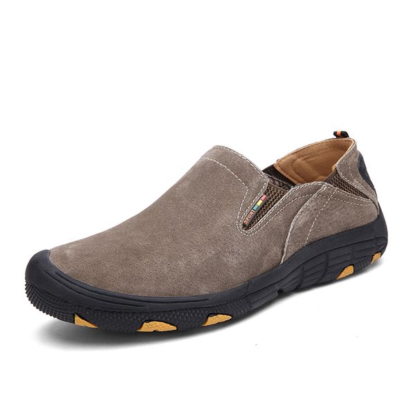 

hiking shoes men leather outdoor trekking sneakers men 2019 spring autumn slip on men mountain climbing shoes