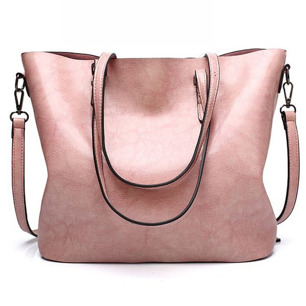 

hbp women totes bag handbags purses leather shoulder bags large capacity tote casual handbag purse pink color