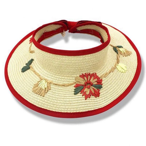 

дети складная ручная вышивка цветок козырек шапка шляпа для девочки