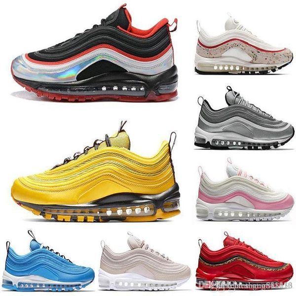 

men running shoes balck metallic south beach prm yellow triple white designer women sports sneakers us 5.5-11