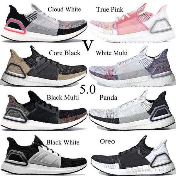 

2019 ultra boosts 19 mens designer running shoes ultraboost 5.0 laser red dark pixel core black trainer women sports sneaker 36-45
