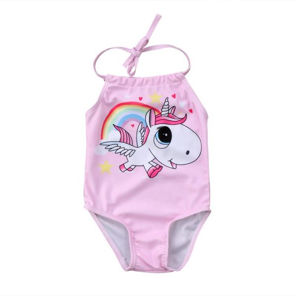 

toddler baby girls swimwear kid baby girls cute unicorn one-piece bikini swimwear swimsuit bathing suit beachwear 0-24months