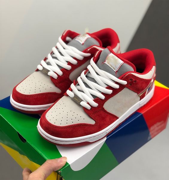 

dunk low sb противных мальчики американского флаг sb dunk доски обувь мужчины женщина казуального спортивных кроссовок размера 36-44, White;red