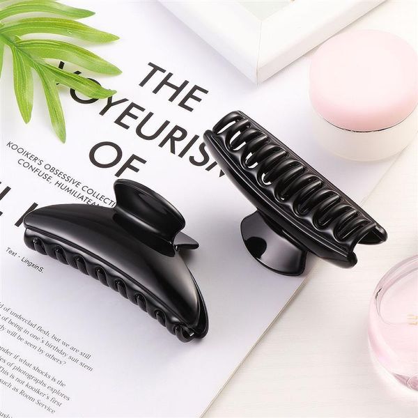 

12pcs hair clips holding hair claw styling tools clamps care hairpins pro salon fix hair hairdressing tool black color, Golden;silver