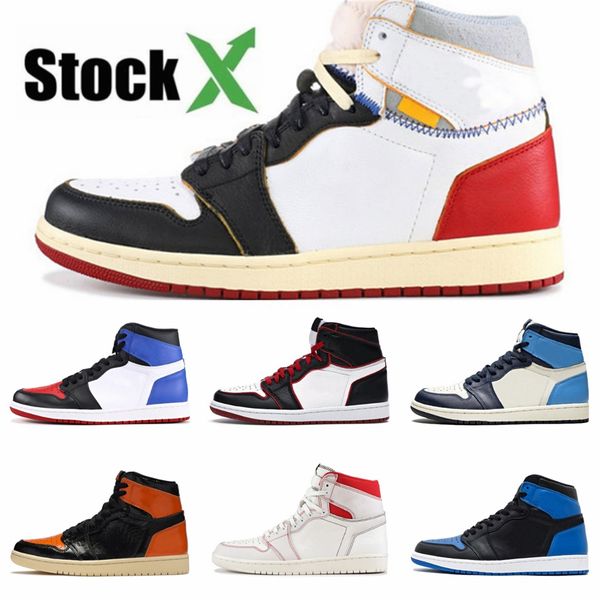 

box pine green black 1s basketball shoes jumpman 1 bloodline men designer sneakers fearless obsidian unc patent gold black toe trai#575
