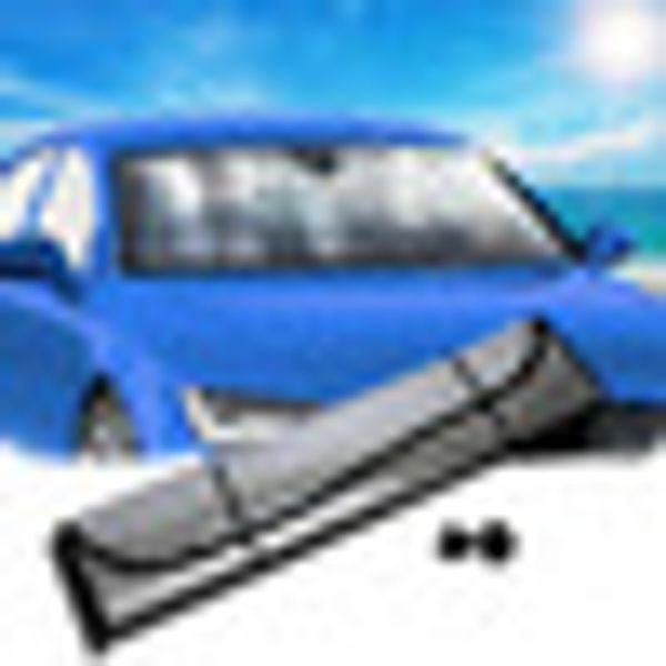 

140cm car front windshield cover aluminum foil heat insulation sunshade shield windshield visor cover window windscreen