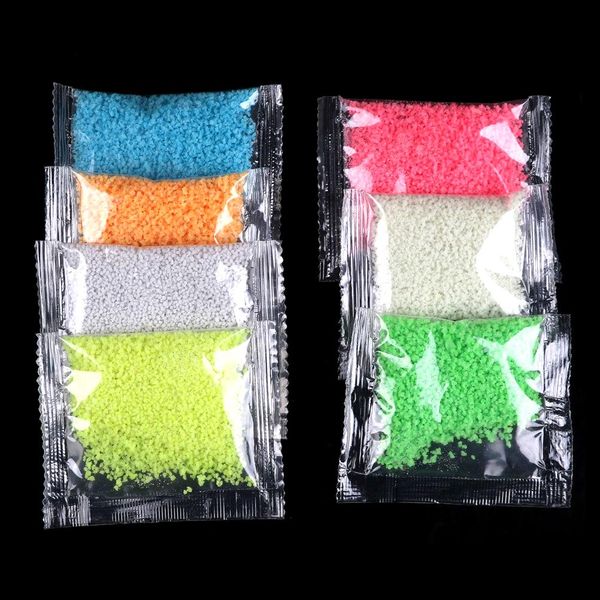 

1bag luminous particle glow pigment bright glow sand blue fluorescent super glow in the dark sand toy for diy wishing bottle