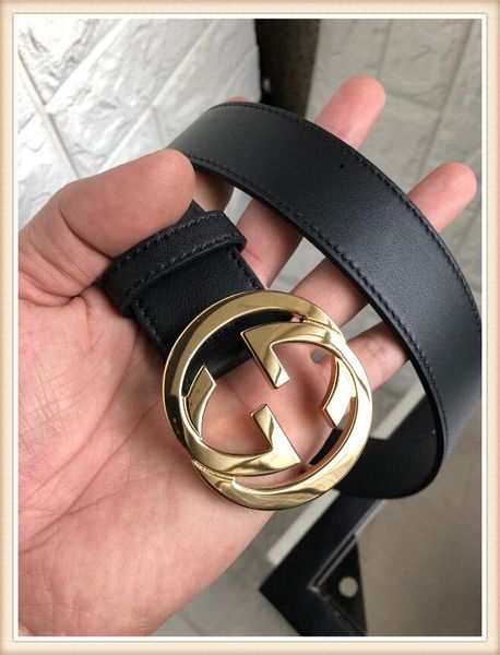 

design belts men 2018 cowskin leather steel buckle belts design belts for women size 105-125cm with packing box, Black;brown