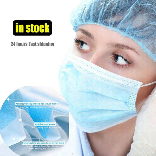 

в наличии эластичные ушные вкладыши одноразовые 3-слойные маски для лица, бытовые защитные для блокировки пыли загрязнения воздуха, бесплатн