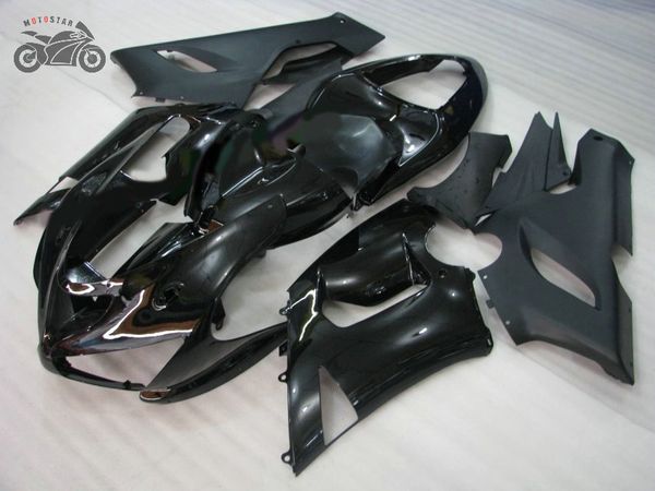 ABS Kit de feiras de plástico para Kawasaki 2005 2006 ZX6R Ninja ZX636 ZX 6R 05 06 ZX-6R Black Motorcycle Road Sports Body Parts