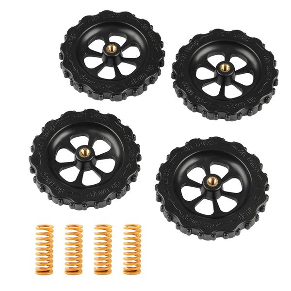 

4x 3d части принтера модернизированной ручная регулировочная гайка + 4x подогреваемая кровать пружинная