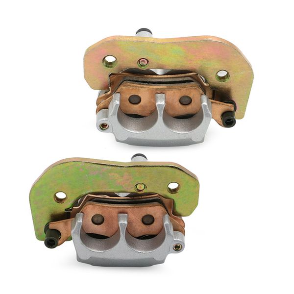 

left right front brake caliper brake pads for can am can-am outlander 650 efi xmr std dps xt max 650efi 2013 2014 2015 atv