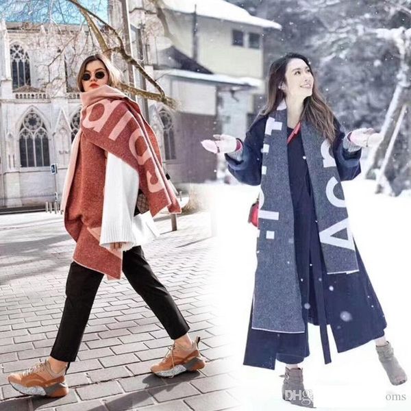 

студия повесьте tag шаль с дизайнером шарфов высокого качества модный элегантный женская одежда роскошный шарф угри письмо длинные теплый пл, Blue;gray