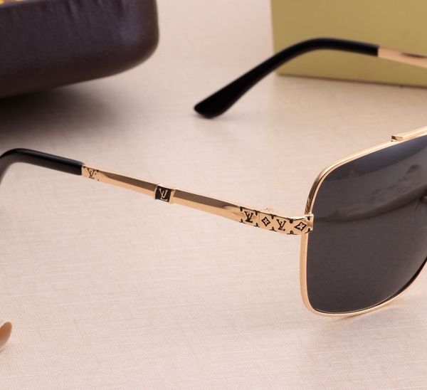 

w1pcs fashion round sunglasses eyewear sun glasses designer brand black metal frame dark 50mm glass lenses for mens womens better brown case, White;black
