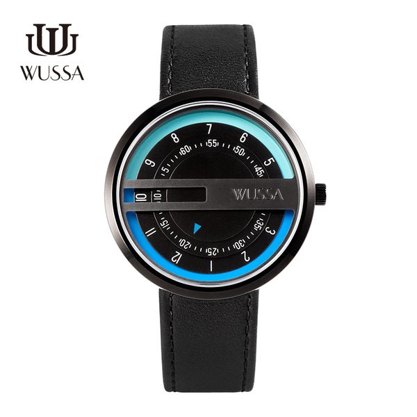 

wussa creative quartz couple neutral watch, Slivery;brown
