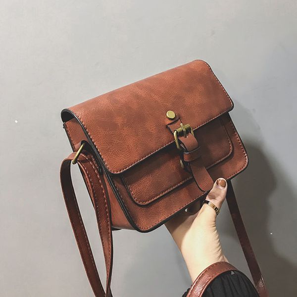 

2020 new vintage women flap fashion casual leather shoulder bags for lady crossbody messenger bag elegant envelop clutch purse