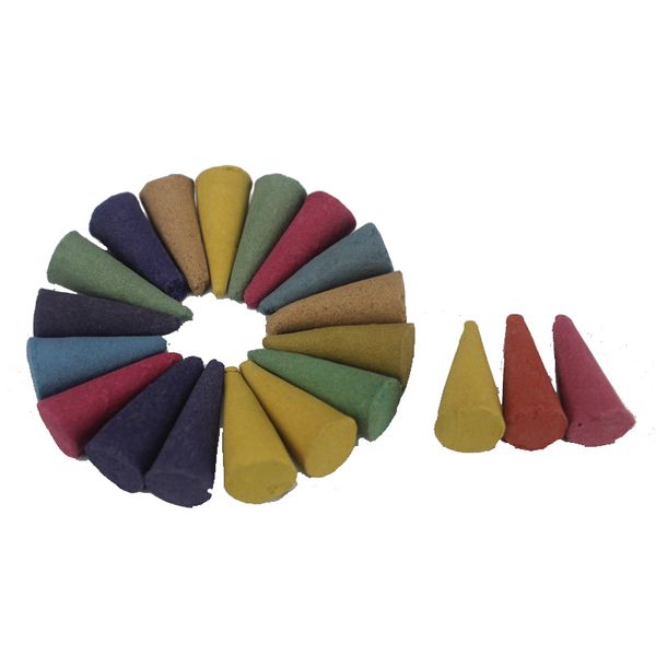 

300/150pcs backflow incense indian tibetan cones incense smoke sandalwood colorful fragrant aromatherapy dropshipping