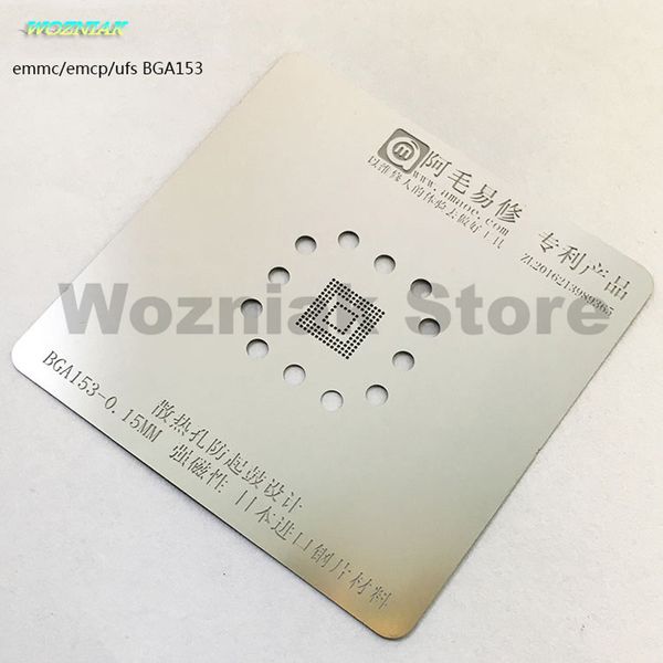 

wozniak high-quality for emmc emcp ufs tin plant steel net bga153 bga 162 169 186 221 254 mesh tool