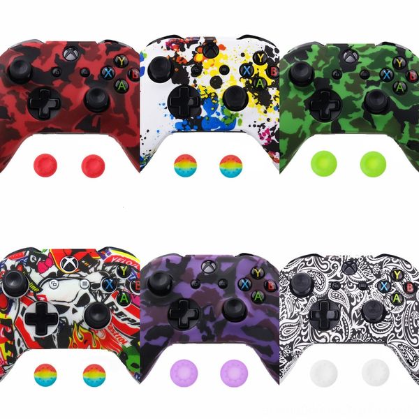 

ueysm joker soft replacement faceplate cover, front housing shell case touch kit for x one s & for xbox one xbox controller - sxoft02x