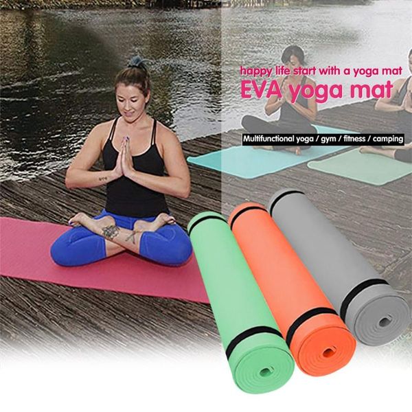 

4mm eva yoga mat fitness mat thick non slip carpet pilates gym exercise pads for beginner fitness environmental gymnastics mats