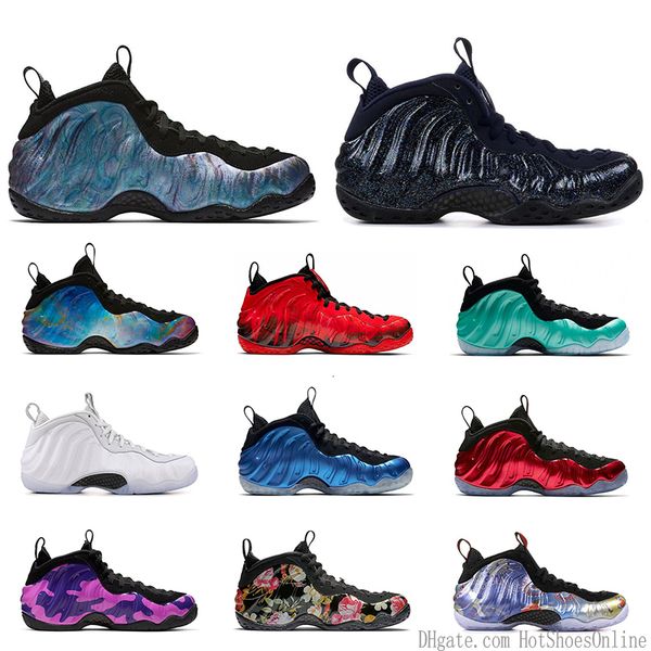 

new men basketball shoes foam one penny hardaway usa hyper cobalt obsidian glitter olympic cny big bang mens athletic sports sneakers