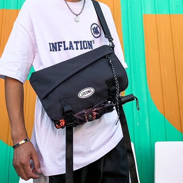 

2020 new fashion street messenger bag shoulder bag chest & oxford fabric material width 35cm height 26cm thickness 14cm