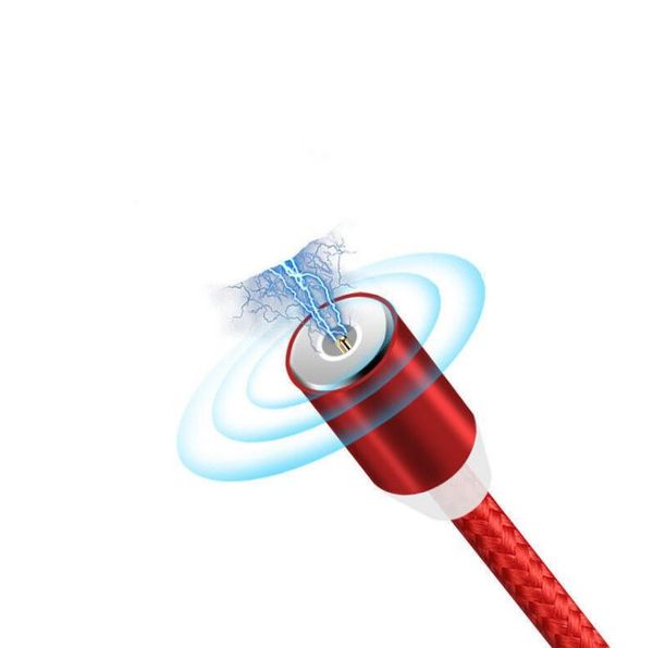 

1m плетеные быстрой зарядки магнитный кабель зарядного шнура lead тип c micro usb для хуа вэй samsung