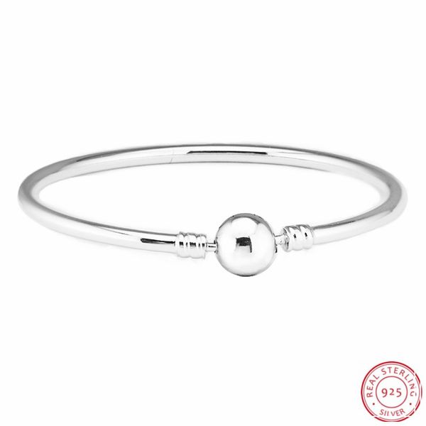 

elegant & stunning moments charm bangles bracelets for women jewelry with engraved clasp in popular 925 sterling silve flb007, Golden;silver