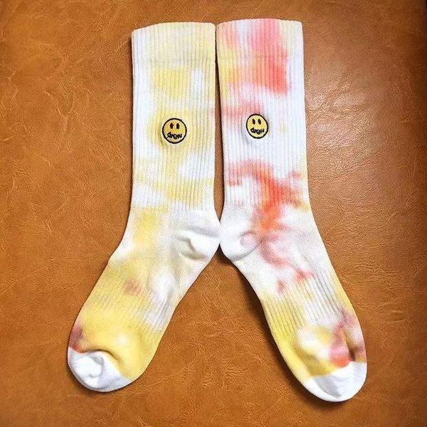 

drew house drew house носки носки для женщин мужчин унисекс 100% хлопок dh толстые drew house чулка casual cotton хип-хоп носки, Black