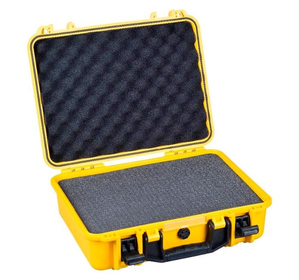 

style hard plastic watertight shockproof decent suitcases with pick pluck foam