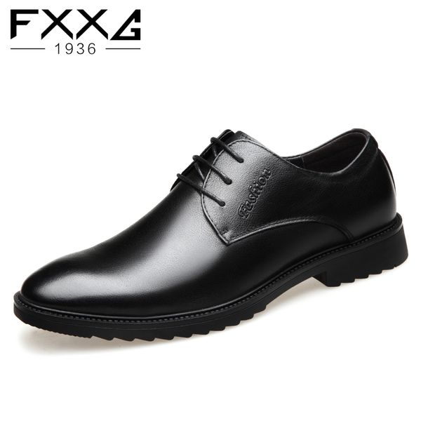 

leather oxford dress shoes for men fashionable lace-up wedding black shoes for men pointed formal office 25078