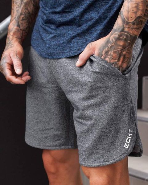 

muscle fitness brothers summer shorts men's sports casual gym shorts men running training, Black;blue