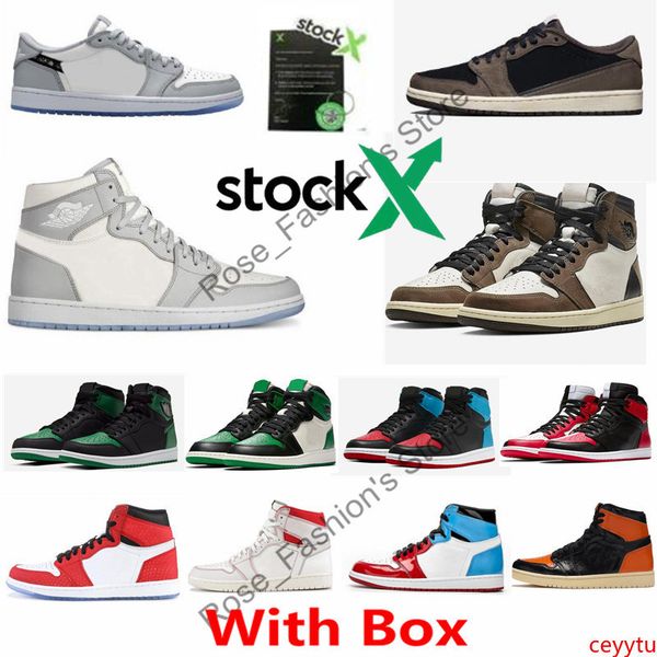 

with 1 high og wolf grey sail pn dust white travis scotts basketball shoes 1s pine green unc to chicago court purple mens sneakers