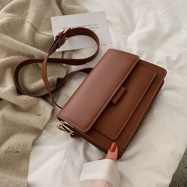 

fashion women shoulder bag pu leather youth ladies small square bag light wild simple female daily messenger waterproof blue