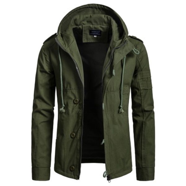 

mens designer jackets fashion hooded jacket mens cardigan long sleeve luxury casual wear coat solid color coats for men, Black;brown