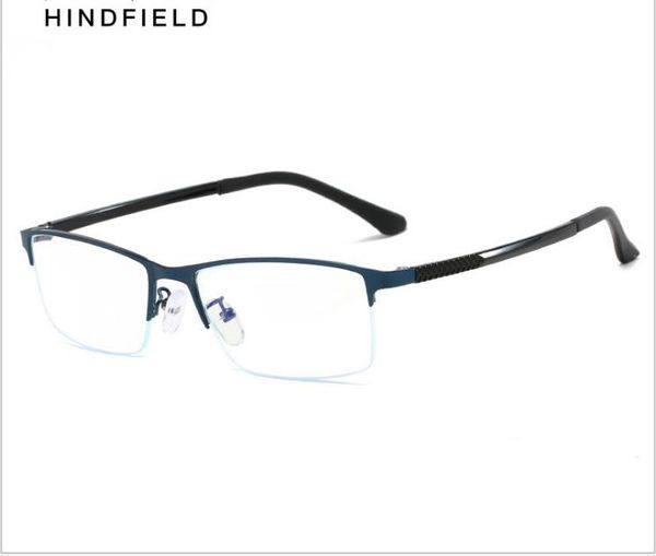 

new business box tr90 glasses frame anti-blue half frame flat computer goggles, White;black