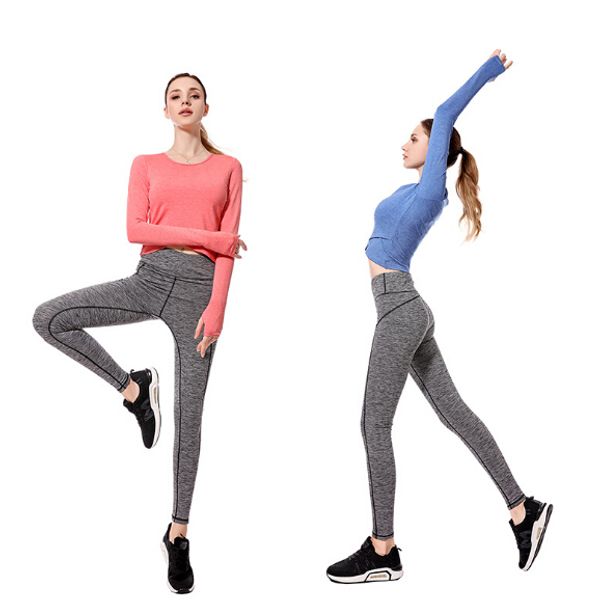 

yoga clothing two-piece autumn and winter new ladies tight quick-drying fitness clothing factory direct, White;red