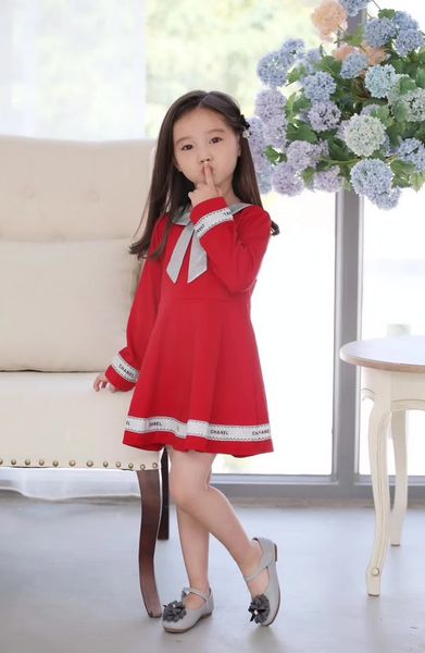 

дизайнер детские платья девушка с длинными рукавами решетки платье дети чистый х