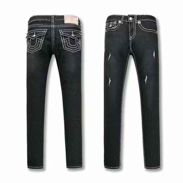 

adidas adidas мода истинные женские черные узкие джинсы рваные дизайн религия бренд джинсовые брюки женщина подходит уличная одежда длинные, Blue