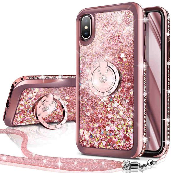 rose gold phone posits