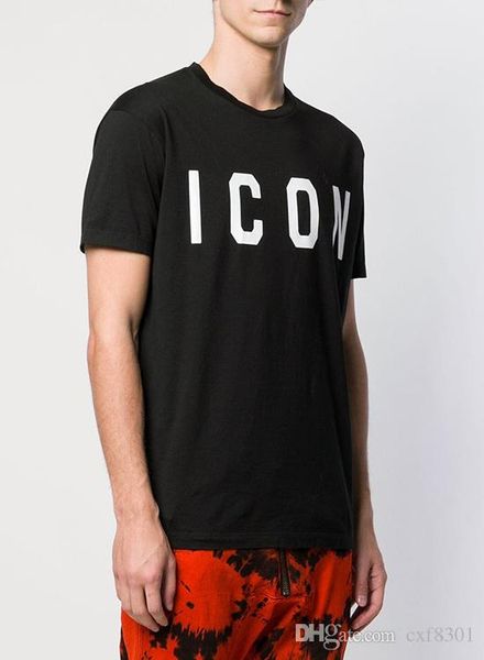 

100% хлопок мужская дизайнерская футболка с коротким рукавом хип-хоп топы тройник высокое качество панк письмо печати бренд черный белый чел, White;black