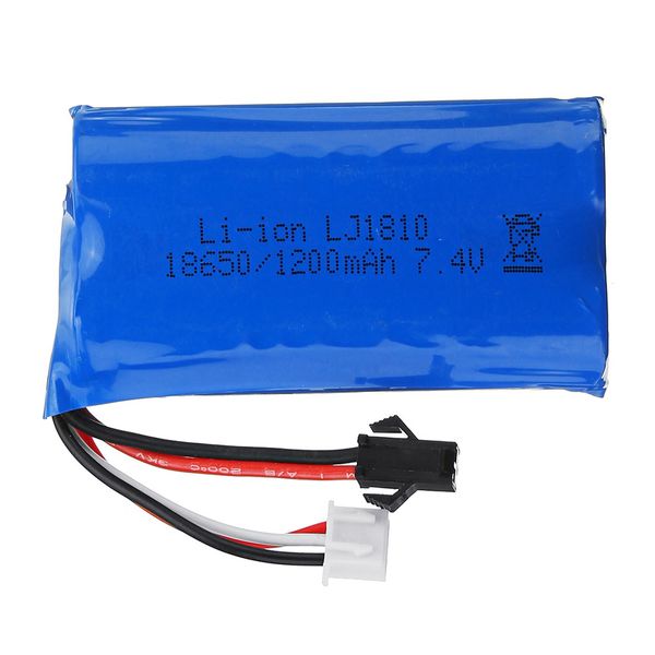 

hs 18650 7.4 v 1200mah 25c 2s литий-ионный аккумулятор anti-reverse plug для 18301/18302 18311/18312 rc car