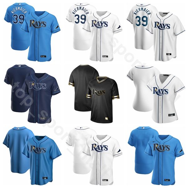 

2020 new baseball man woman kids 13 manuel margot jersey 50 charlie morton 48 ryan yarbrough 2 yandy diaz 8 brandon lowe cooperstown, Blue;black