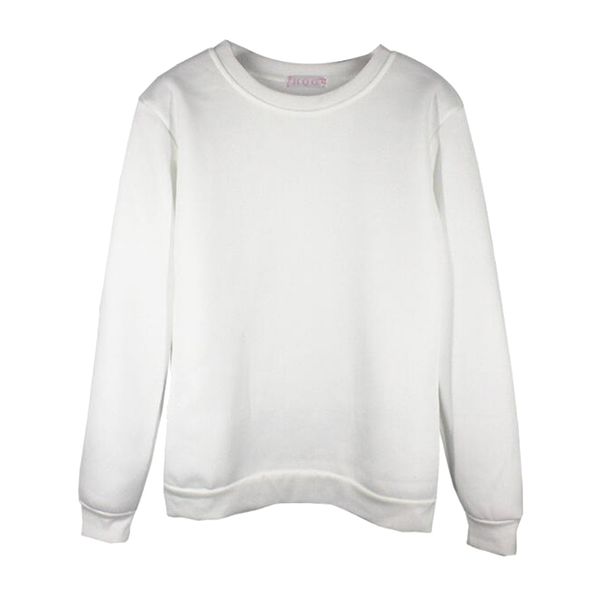 

basic sweatshirt fleece crew neck long sleeves loose style