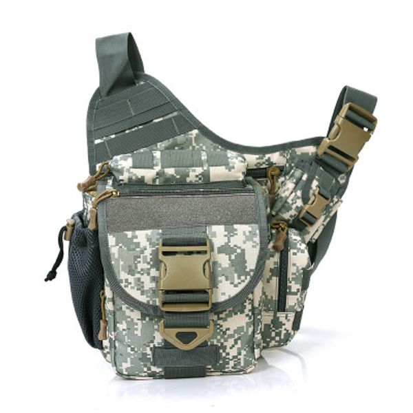 

1pc fan shoulder sports multifunctional bag messenger lure bag nylon durable camera crossbody fishing gear outdoor