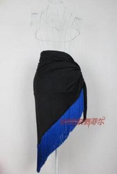 

new 2017 dance dance skirt black body skirt fringe salsa latin, Black;red