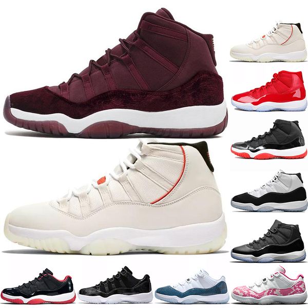 

with box of new 11 basketball shoes 11s nurture concord 45 platinum color space jam gym red win like 96 xi 11s sneakers