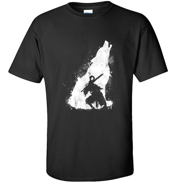 

dark souls artorias knight fashion tshirt game printed on t-shirts thanksgiving day new o neck cotton shirts boy tshirts, White;black