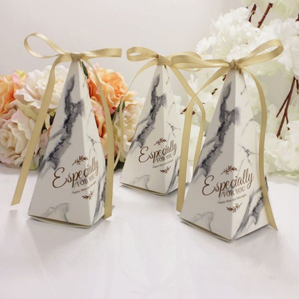 

треугольная пирамида бумаги candy box упаковка baby shower коробка конфет свадебные сувениры и подарочные коробки день рождения для вечерино